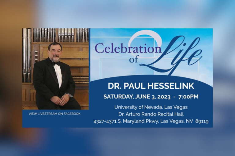 Dr. Paul S. Hesselink Celebration of Life