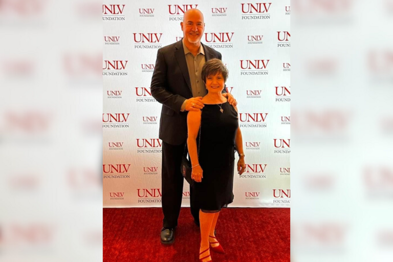 Photo of Curt Miller and his wife Eliane, a former UNLV dance instructor.