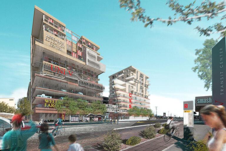 Architectural rendering of  Maryland Parkway