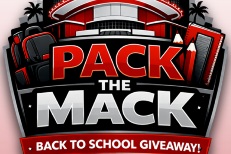 Pack the mack back to school giveways.