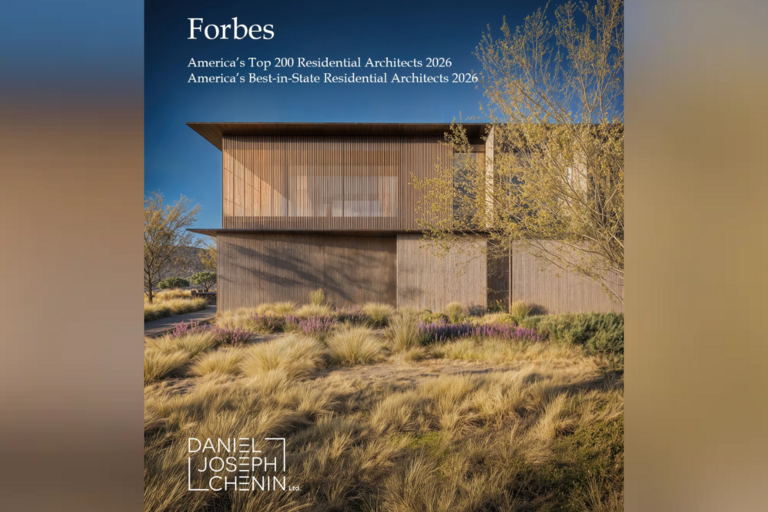 Image of a modern home and the text: Forbes America&rsquo;s Top 200 Residential Architects 2026 America&rsquo;s Best-in-State Residential Architects 2026 &ndash; Nevada