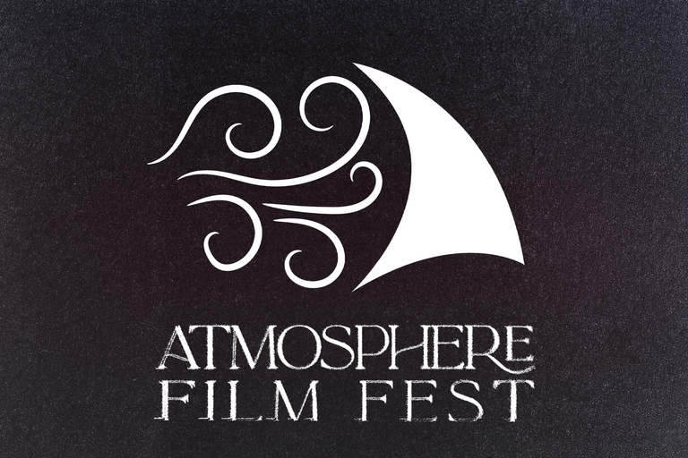 wind blowing a sail and text: Atmosphere Film Fest