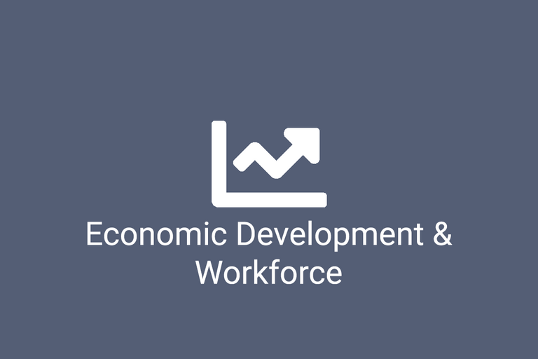 clipart of graph. economic development and workforce