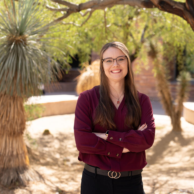 Amanda Leisgang Osse, PhD, is an assistant professor of neurodegenerative clinical trials research in the Kirk Kerkorian School of Medicine at UNLV Department of Brain Health.