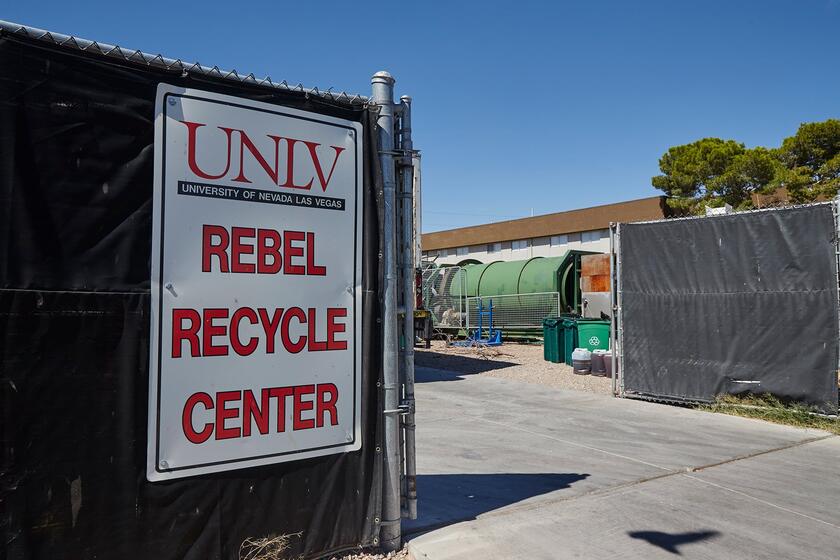 Recycling Center, Rebel University of Nevada, Las Vegas