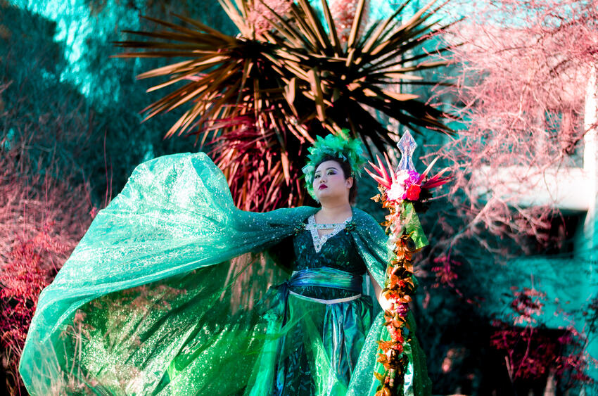 Xinyu Pan-Herrington (DMA 2026) as the sorceress Alcina