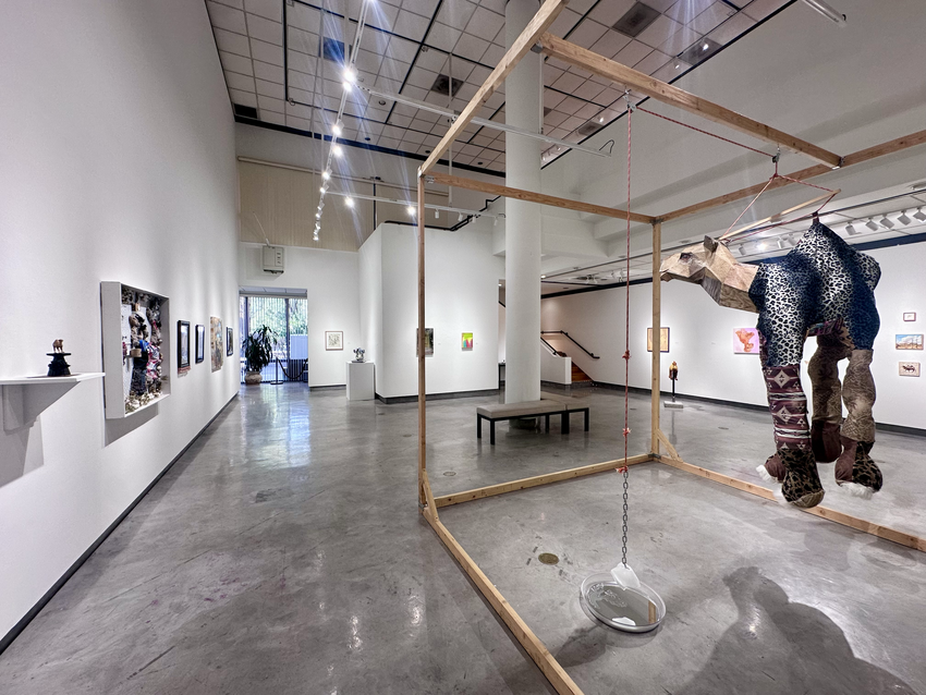 Wide view of the "Camelot" exhibition