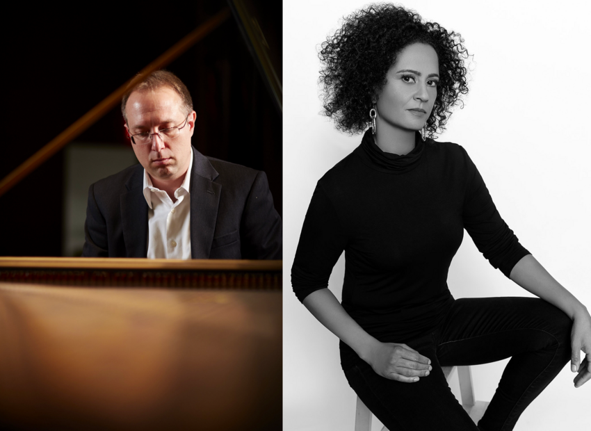 Portraits of Jonathan Rhodes Lee and Jennifer Grim