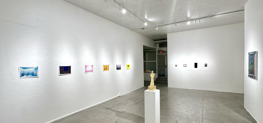 Wide view of the Passeggiata exhibit
