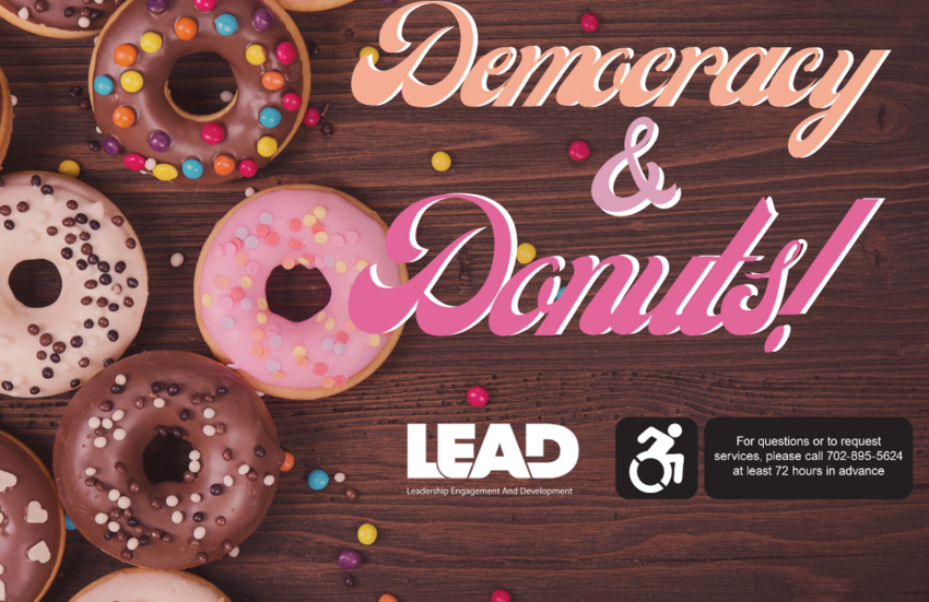 Democracy and Donuts logo