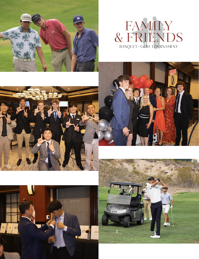 Family and Friends Banquet Golf Tournament photo collage