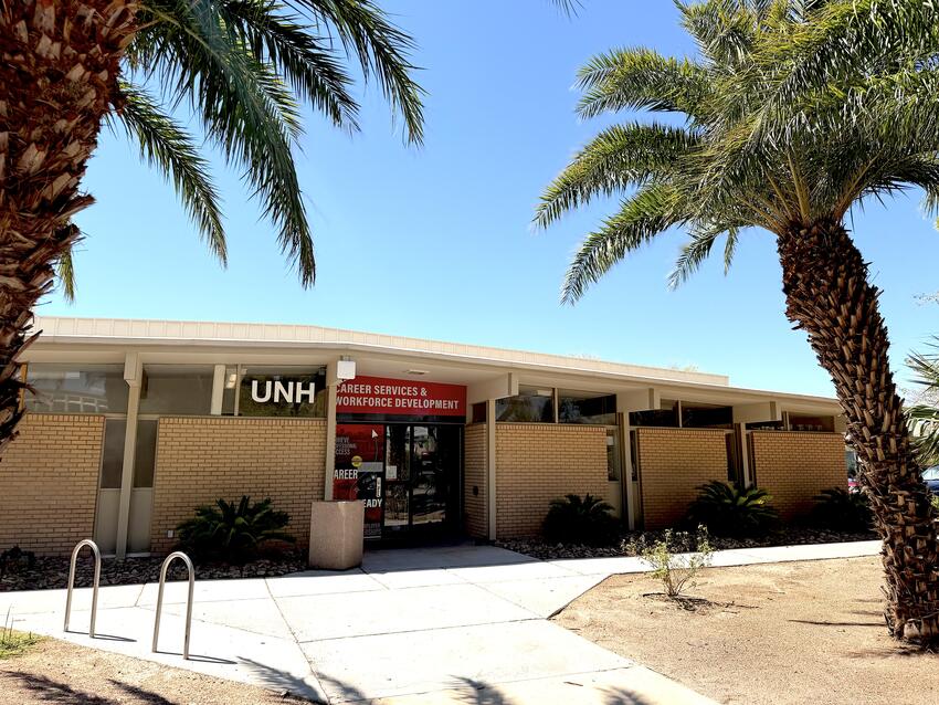 Exterior view of University Hall