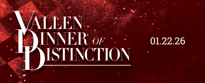 Vallen Dinner of Distinction. January 22, 2026.