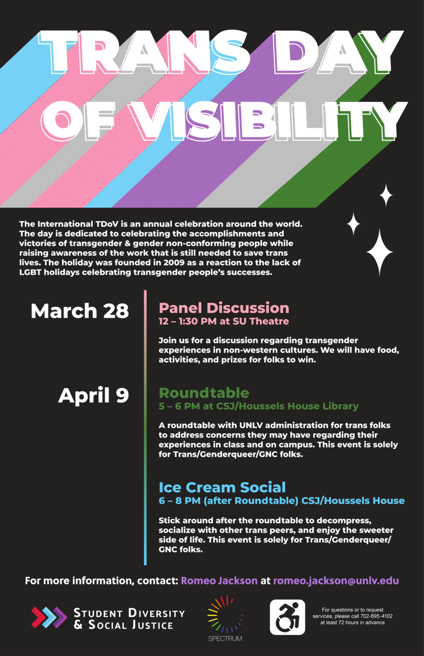 Trans Day of Visibility poster