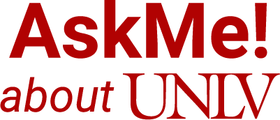 AskMe! about UNLV logo