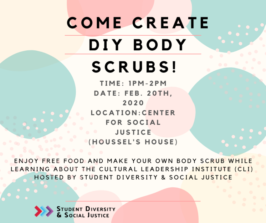Come Create D.I.Y Body Scrubs! Details in description below