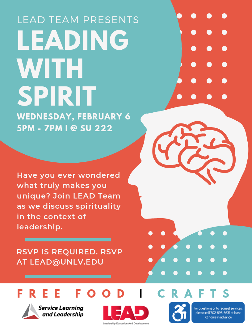 LEAD Poster: Leading with Spirit