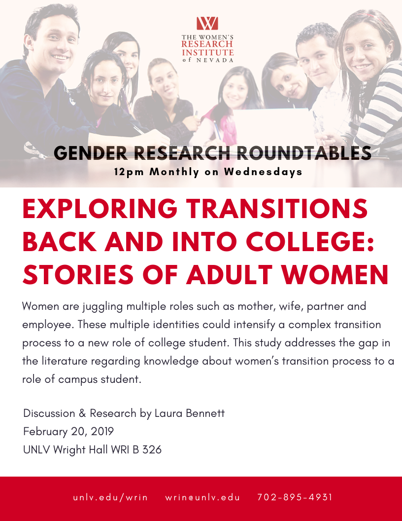 Gender Research Roundtables poster