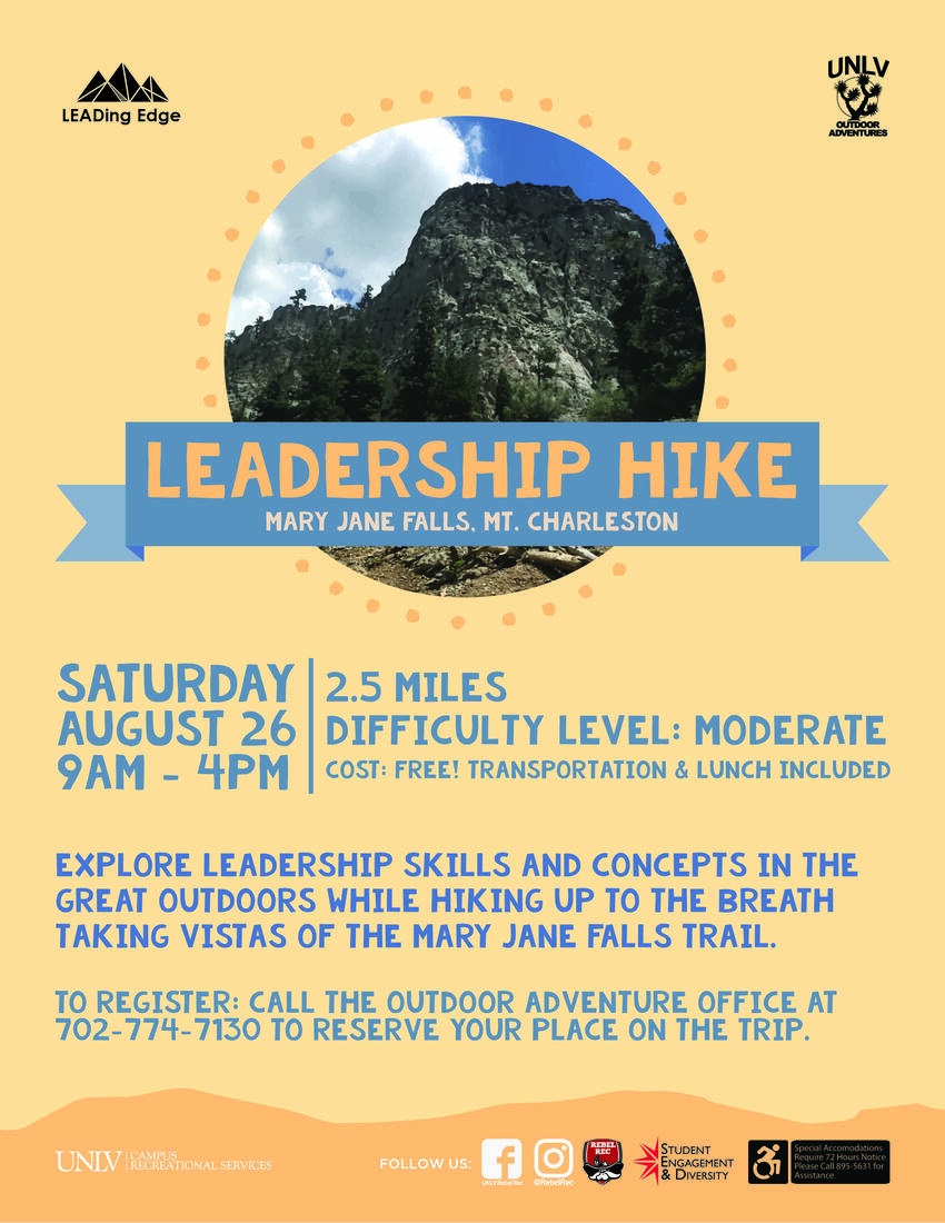 Leadership Hike Poster