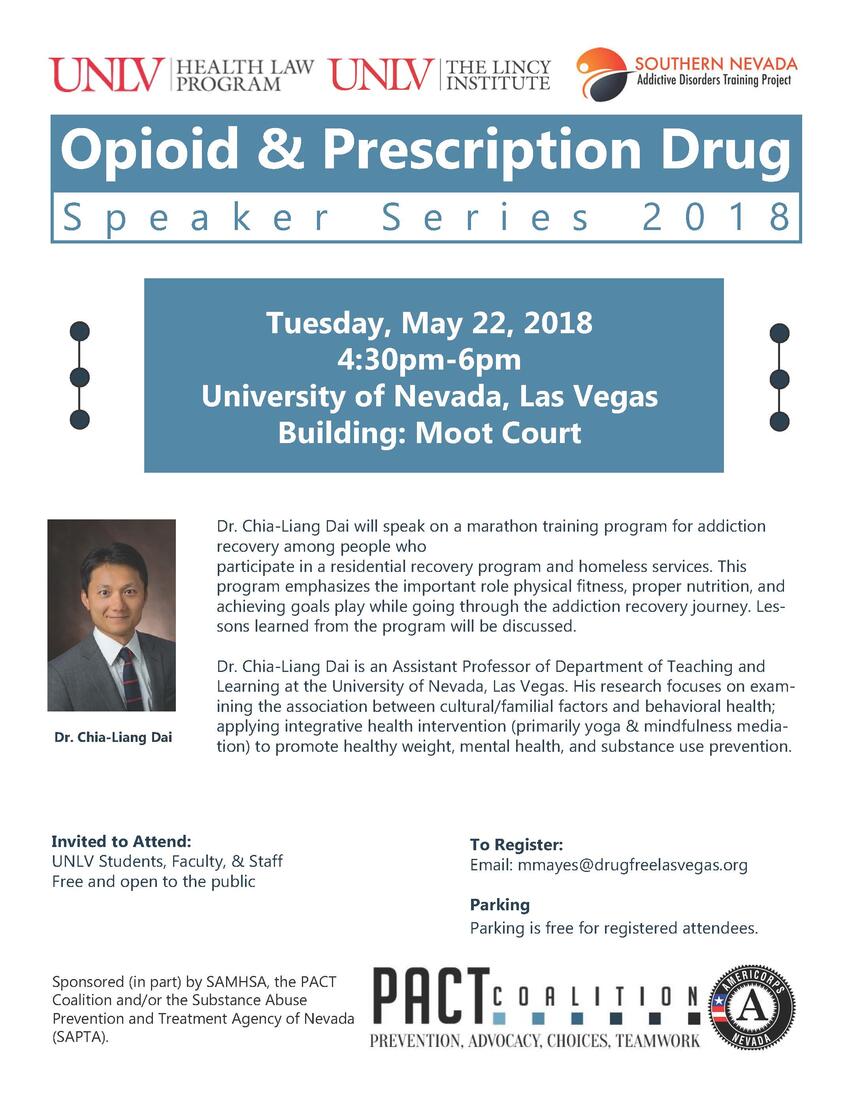 Opioid and Prescription Drug Speaker Series poster