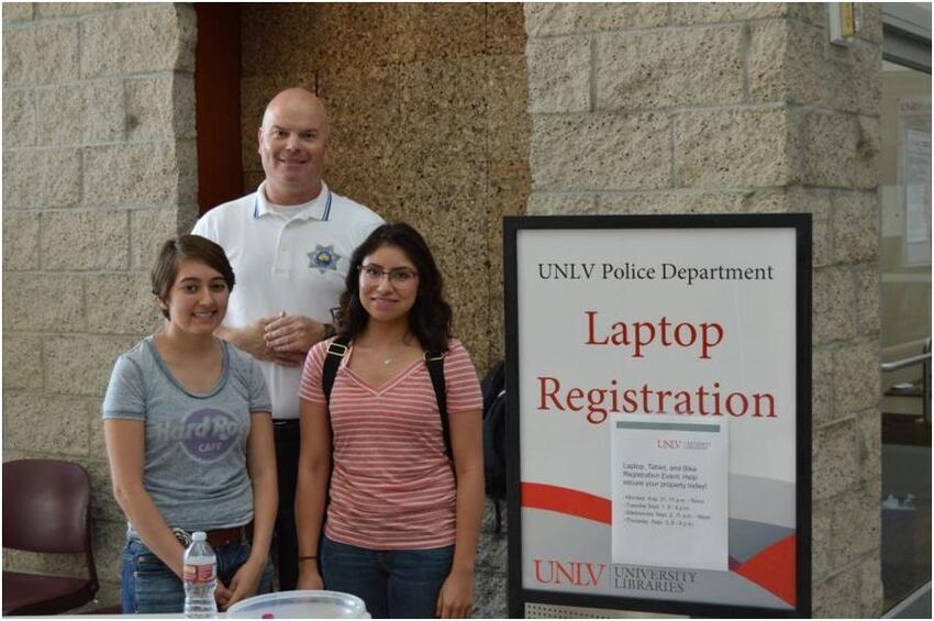 Students at the Property Registration Event