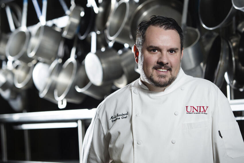 UNLV Hospitality College Executive Chef Chef Mark Sandoval