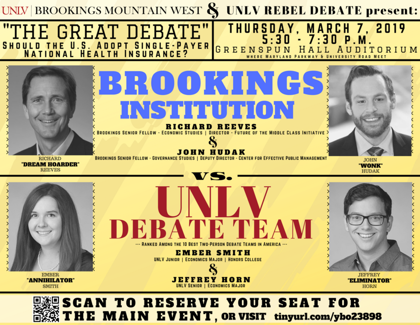 The Great Debate flyer