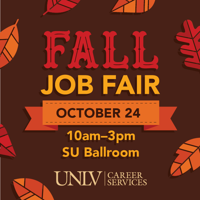 Fall Job Fair flyer