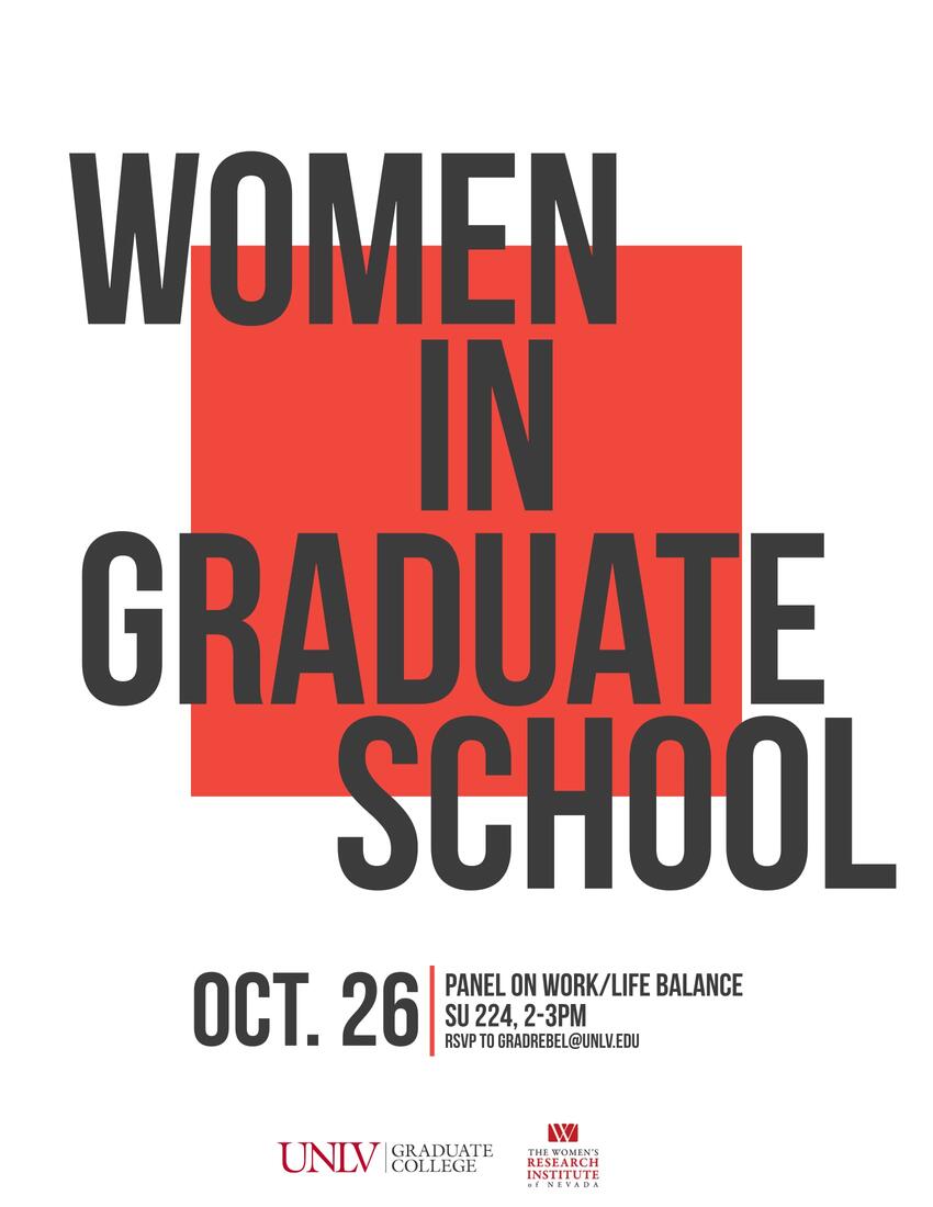 Women in Graduate School flyer