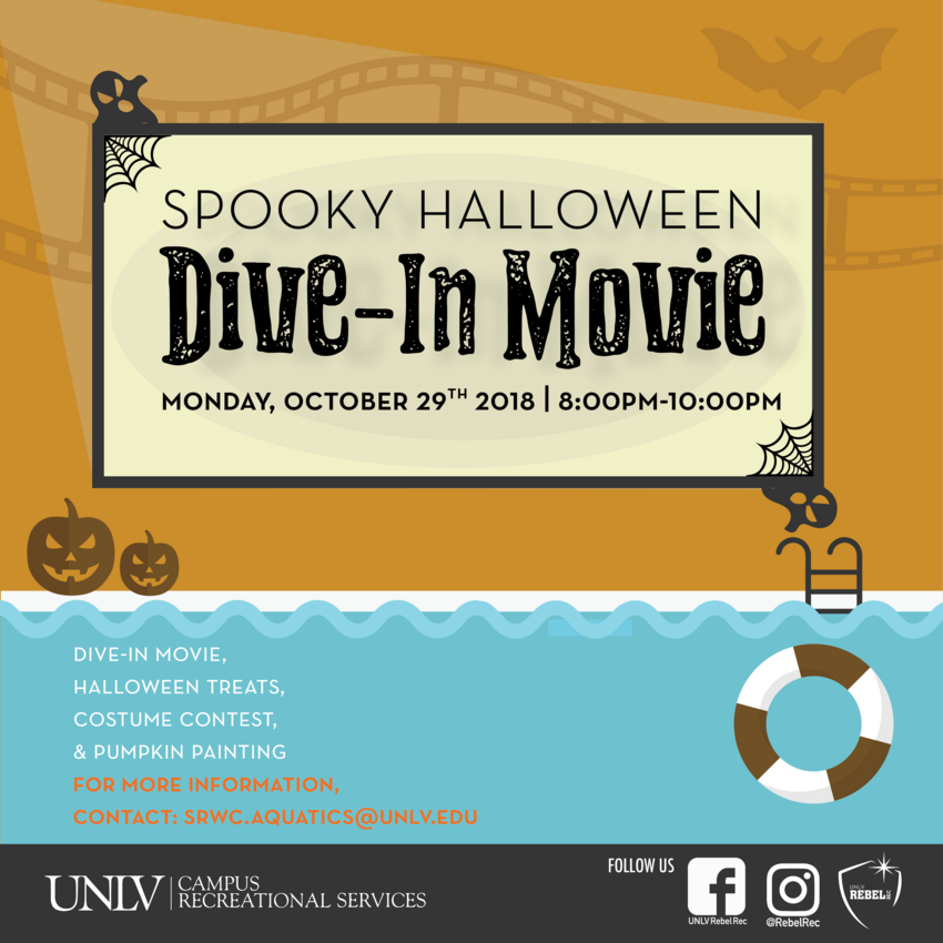 Spooky Halloween Dive-In Movie poster