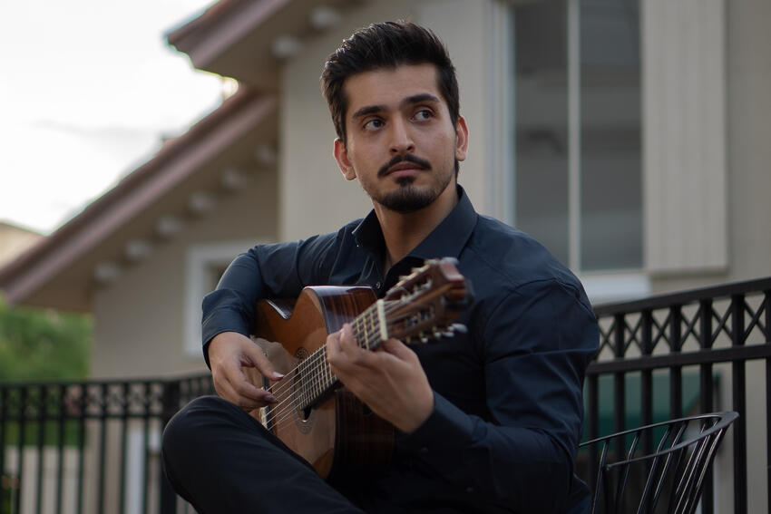 Classical Guitar Student Parsa Sabet