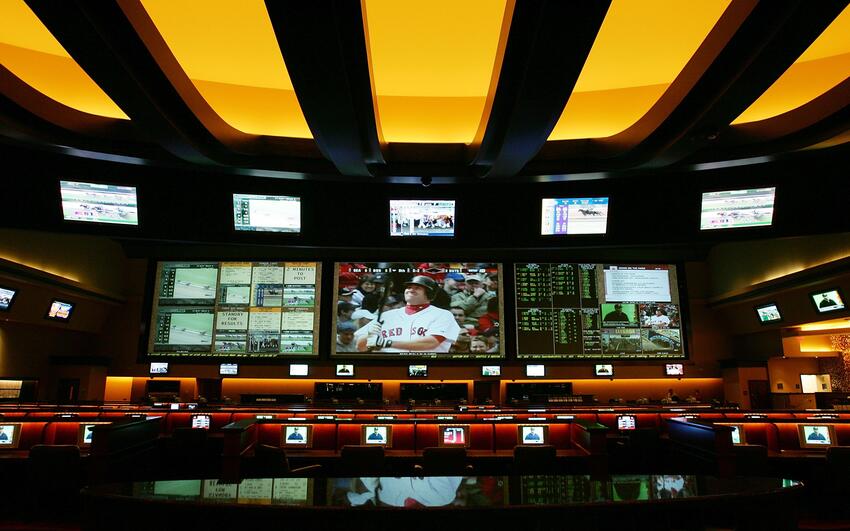 Photo of sports betting room