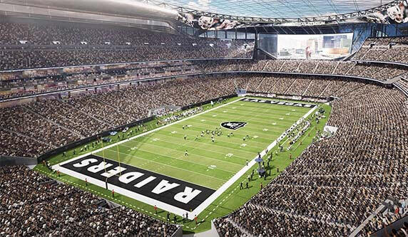Picture of Raiders Football Stadium
