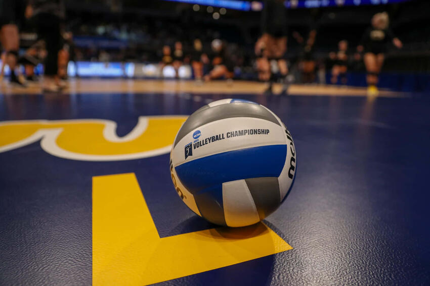 Close up of a volleyball