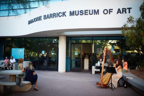 Marjorie Barrick Museum of Art Entrance