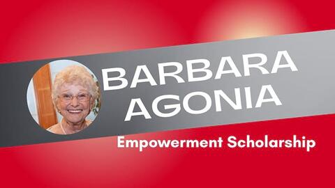 logo of barbara agonia empowerment scholarship