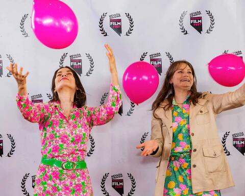 Filmmakers Clara Gabrielle and Marie Laurin NWFFest 2023